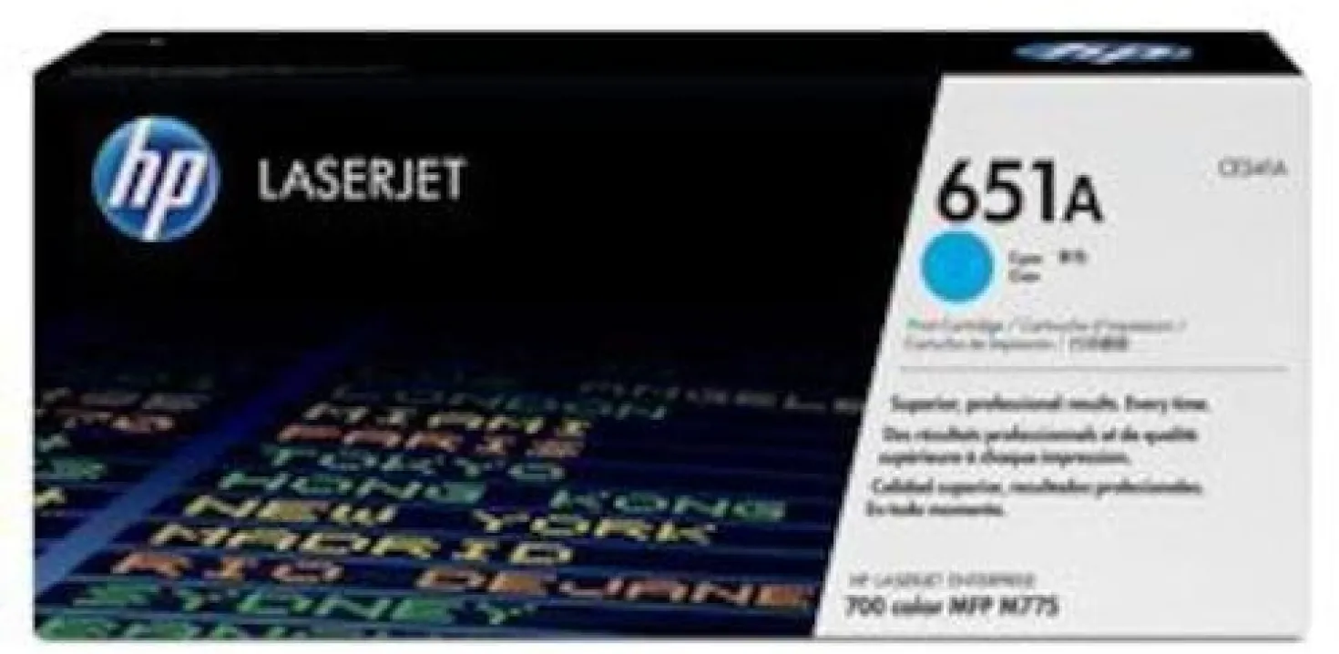 Lasertoner HP 651A cyan