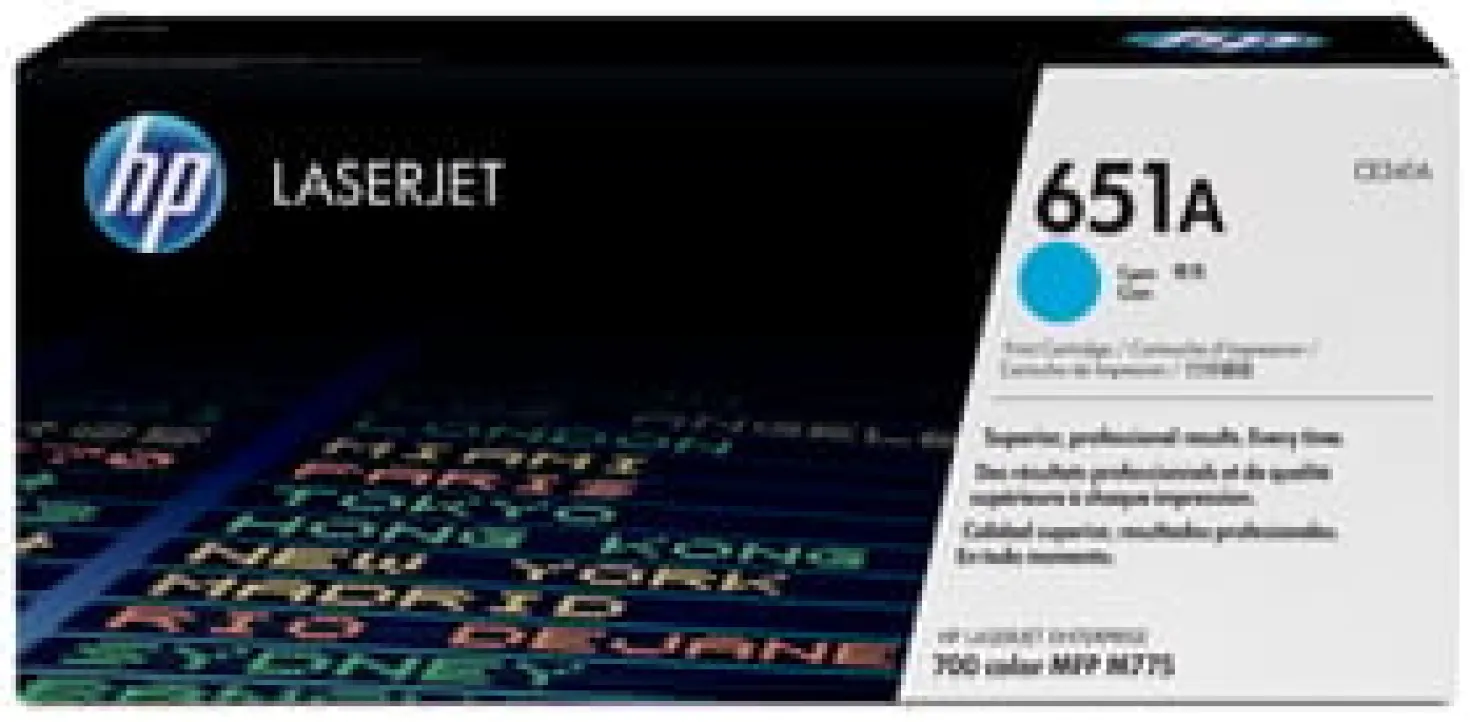 Lasertoner HP 651A cyan