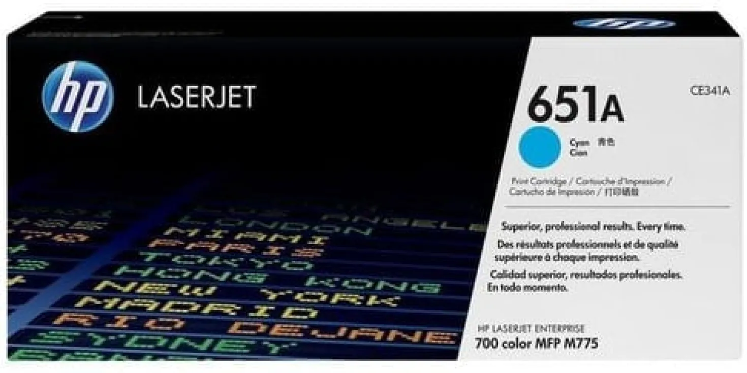 Lasertoner HP 651A cyan