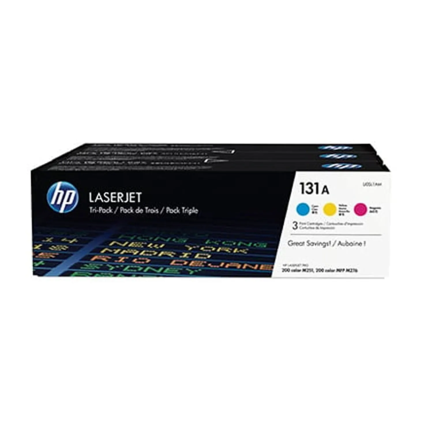 Lasertoner HP 131A cyan/magenta/gul Multipack