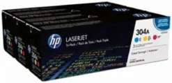 Lasertoner HP 304A cyan/magenta/gul Multipack