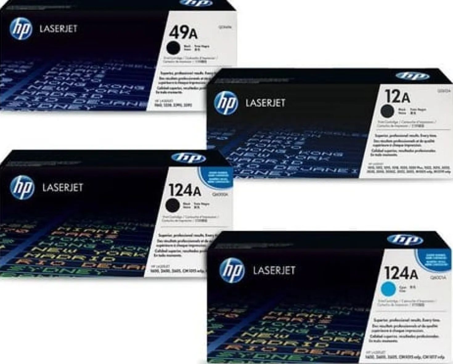 Lasertoner HP 304A cyan/magenta/gul Multipack