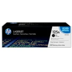 Lasertoner HP 125A dual-pack svart