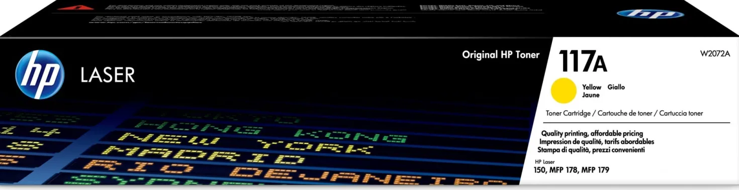 Lasertoner HP 117A gul
