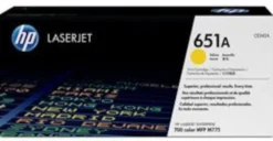 Lasertoner HP 651A gul