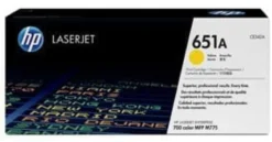 Lasertoner HP 651A gul