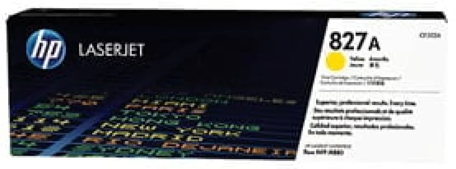 Lasertoner HP 827A gul