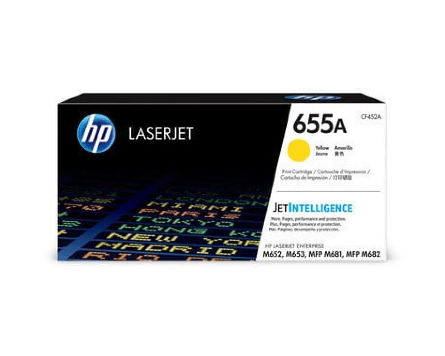 Lasertoner HP 655A M681/M682-serien gul