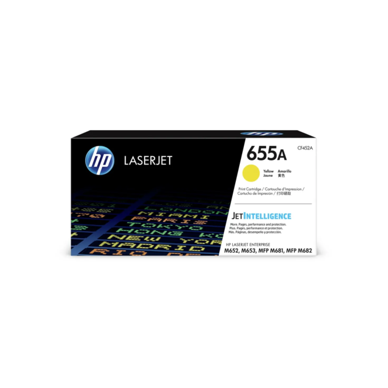 Lasertoner HP 655A M681/M682-serien gul