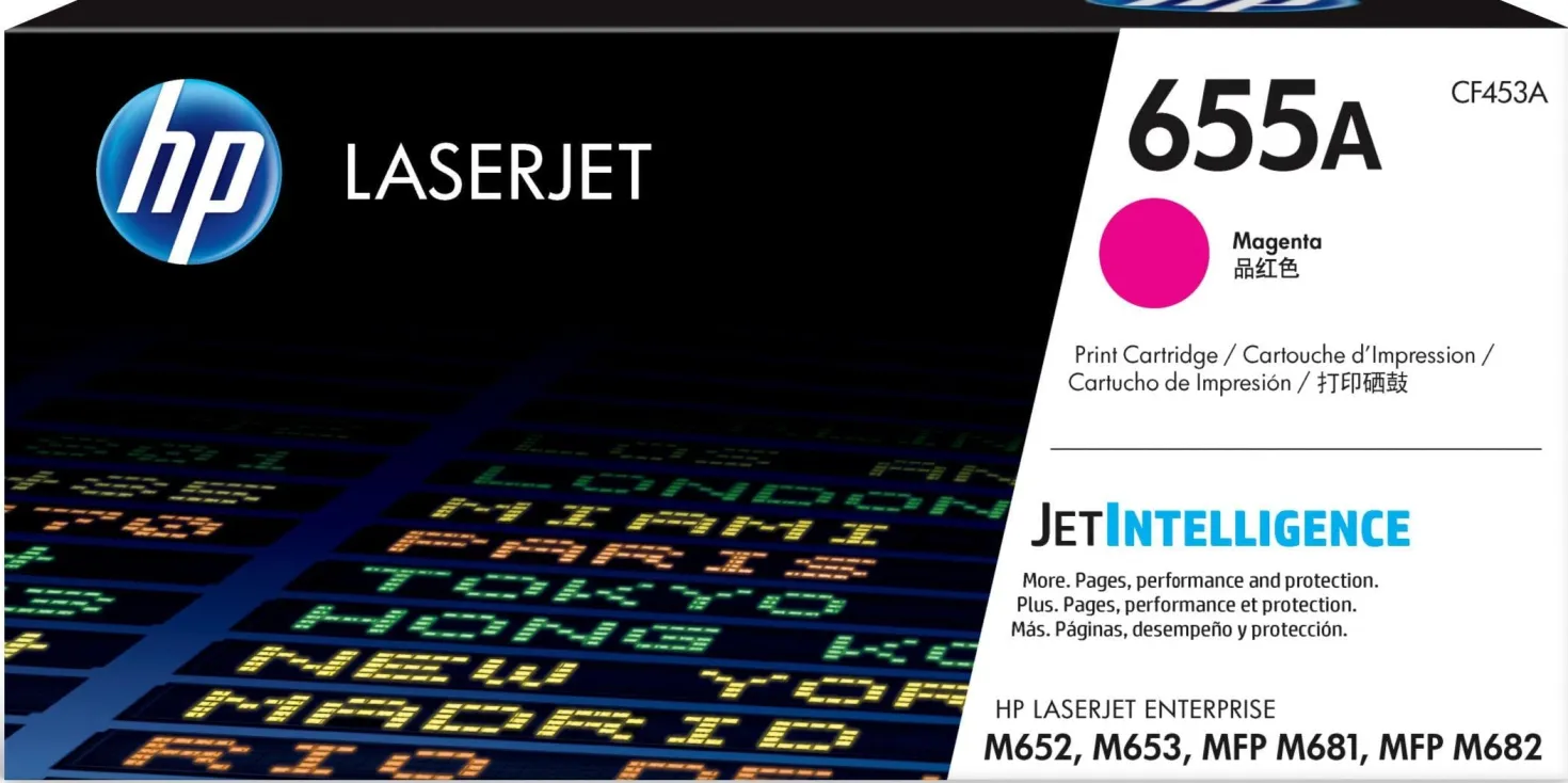 Lasertoner HP 655A M681/M682-serien magenta