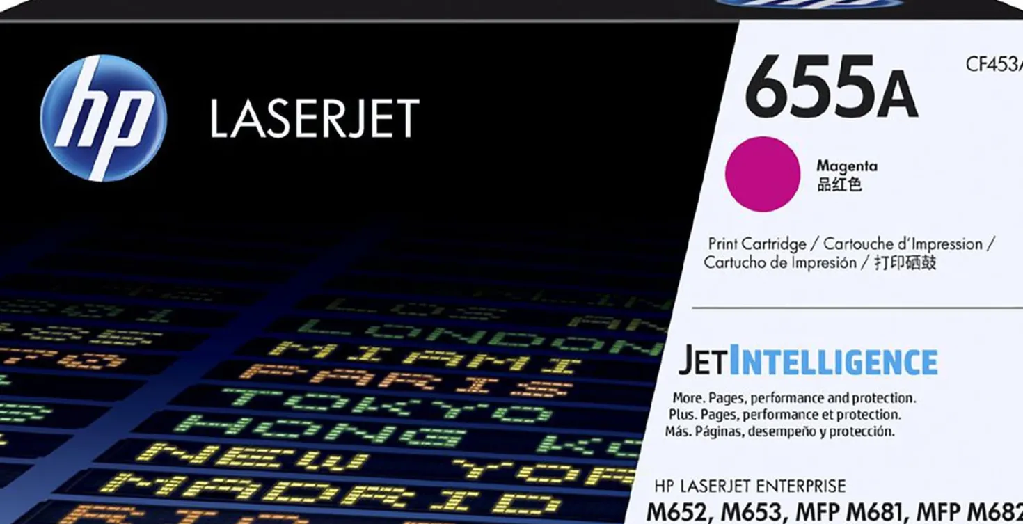 Lasertoner HP 655A M681/M682-serien magenta