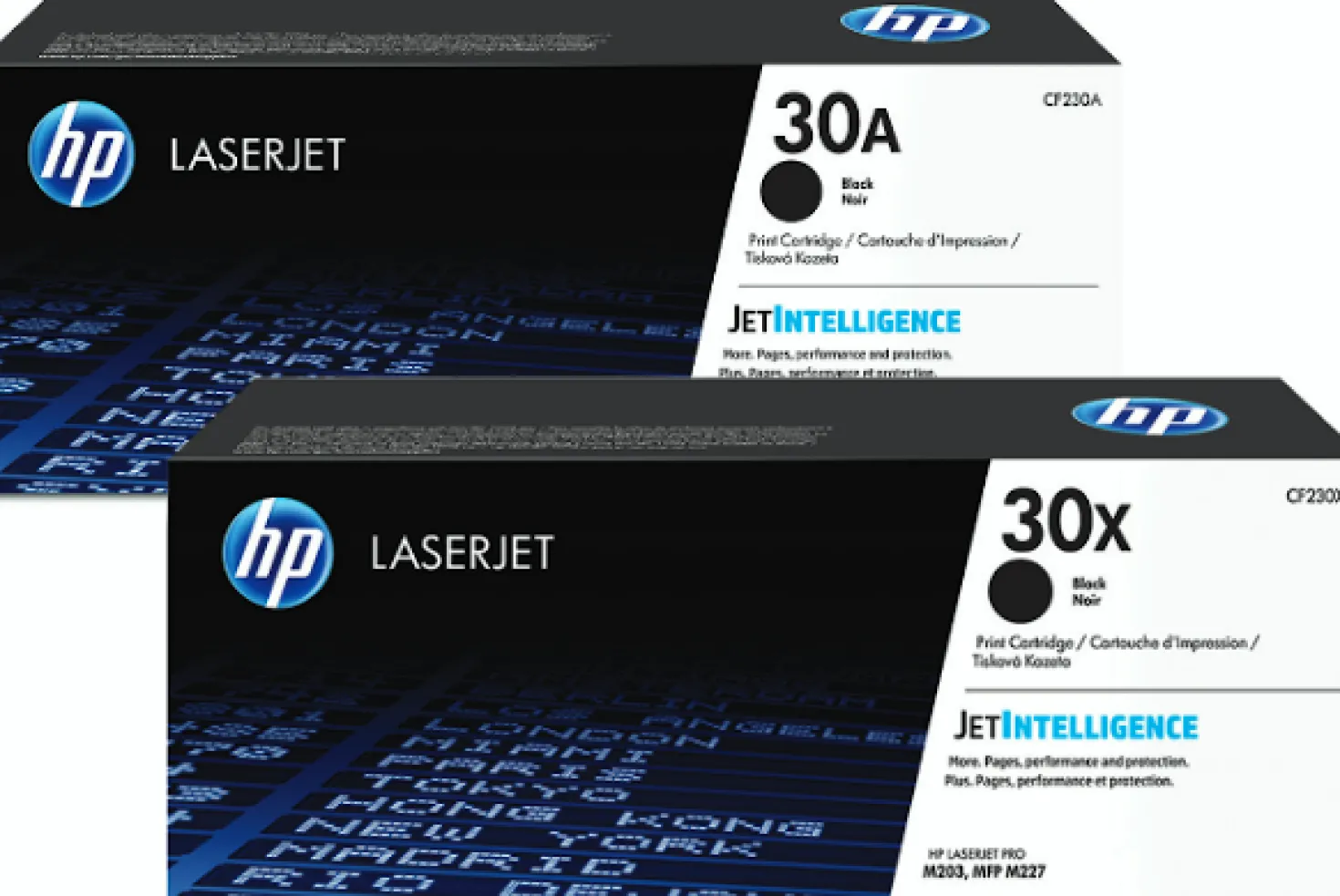 Lasertoner HP 30A svart