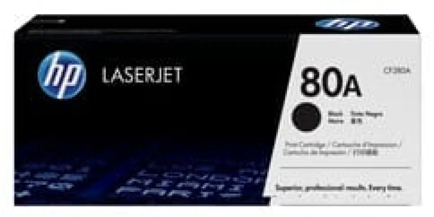 Lasertoner HP 80A svart