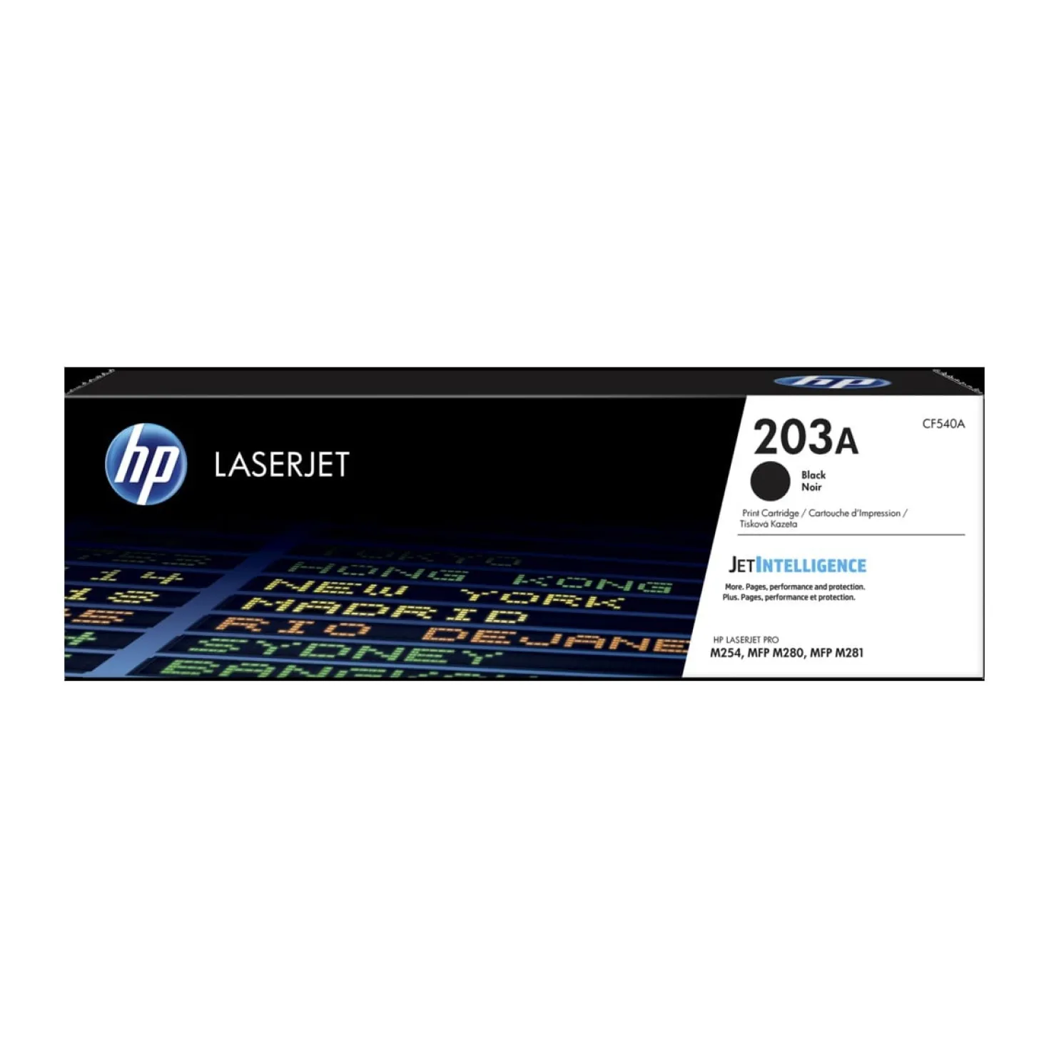 Lasertoner HP 203A svart