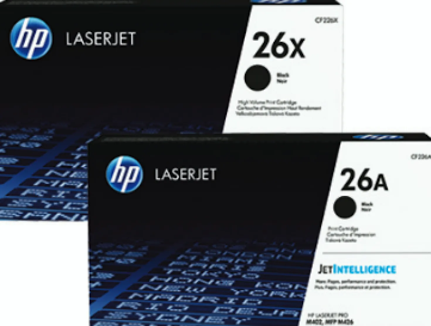Lasertoner HP 26A svart