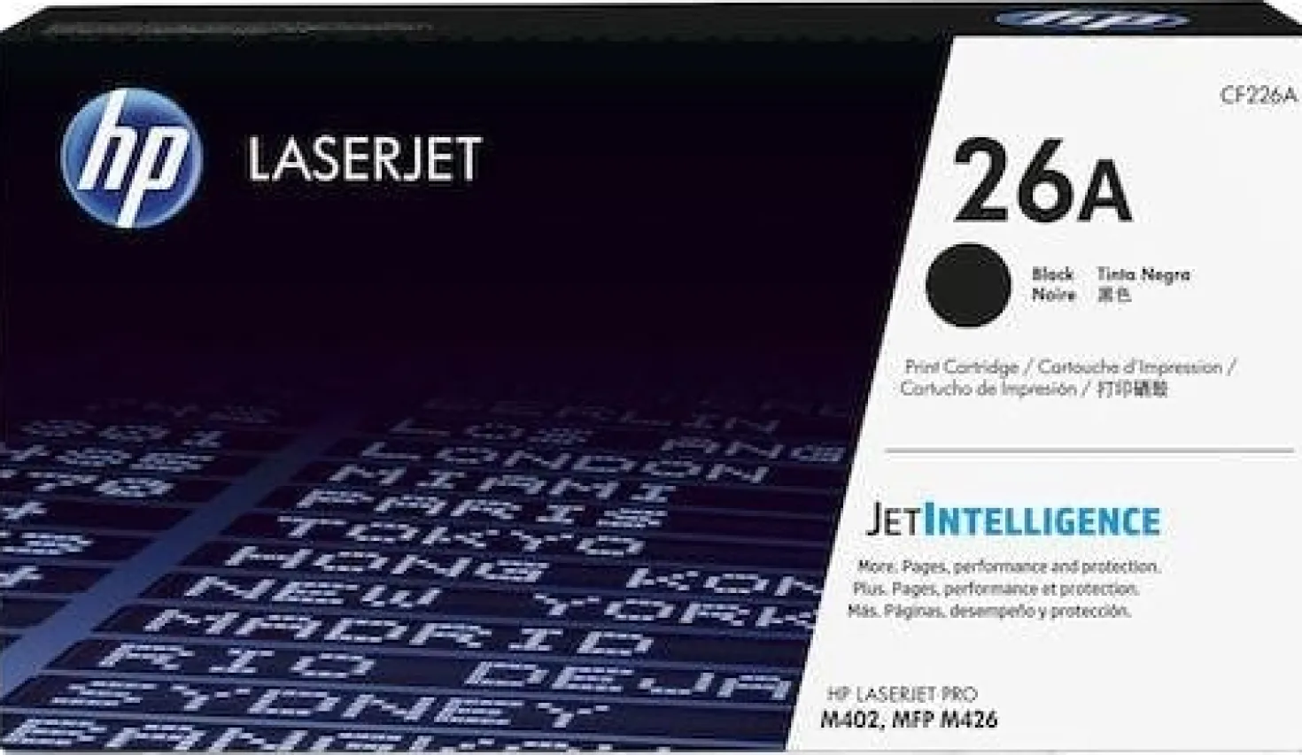 Lasertoner HP 26A svart