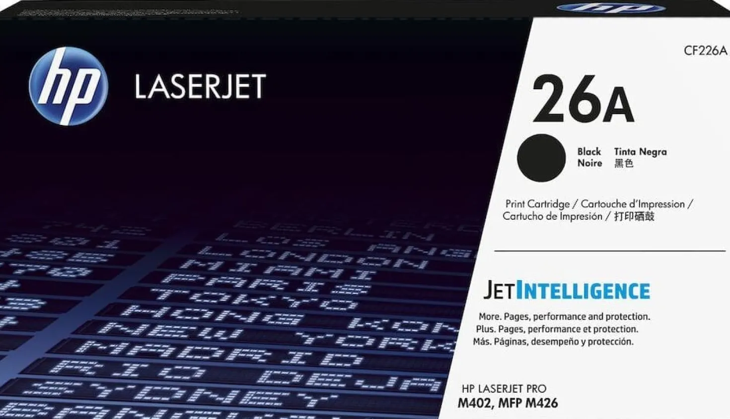 Lasertoner HP 26A svart