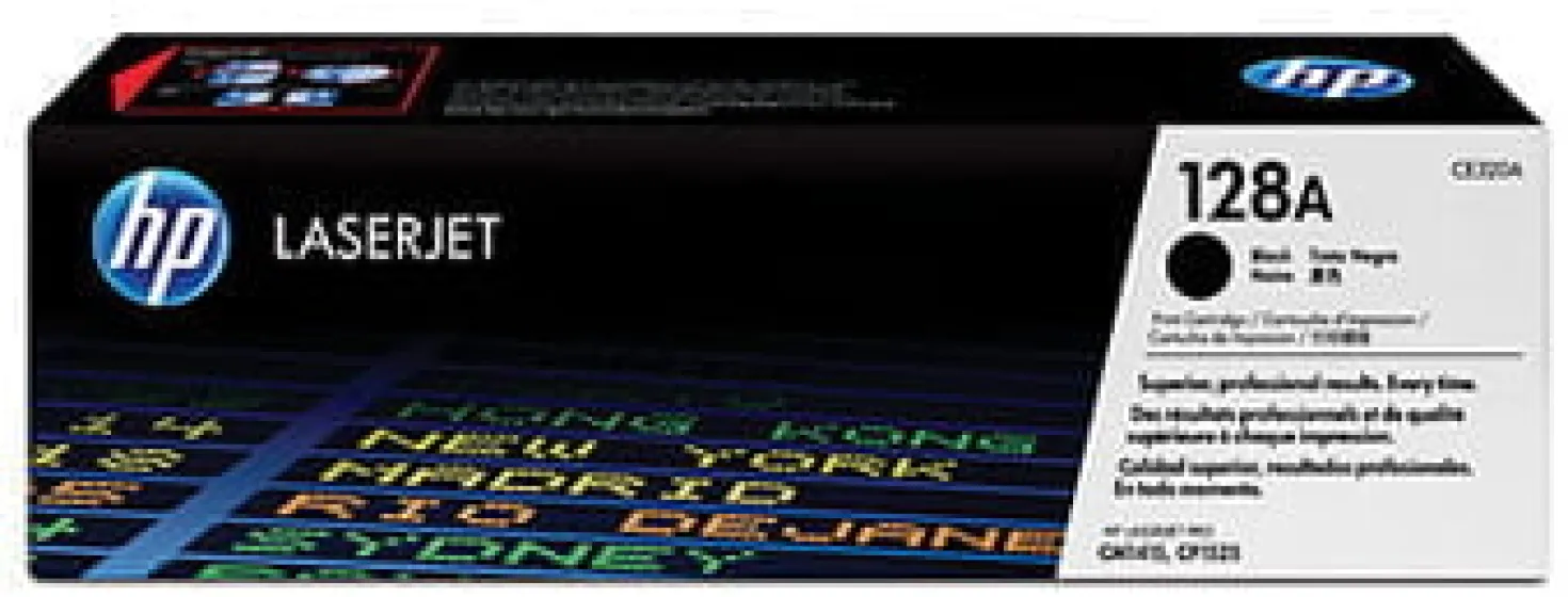 Lasertoner HP 128A svart