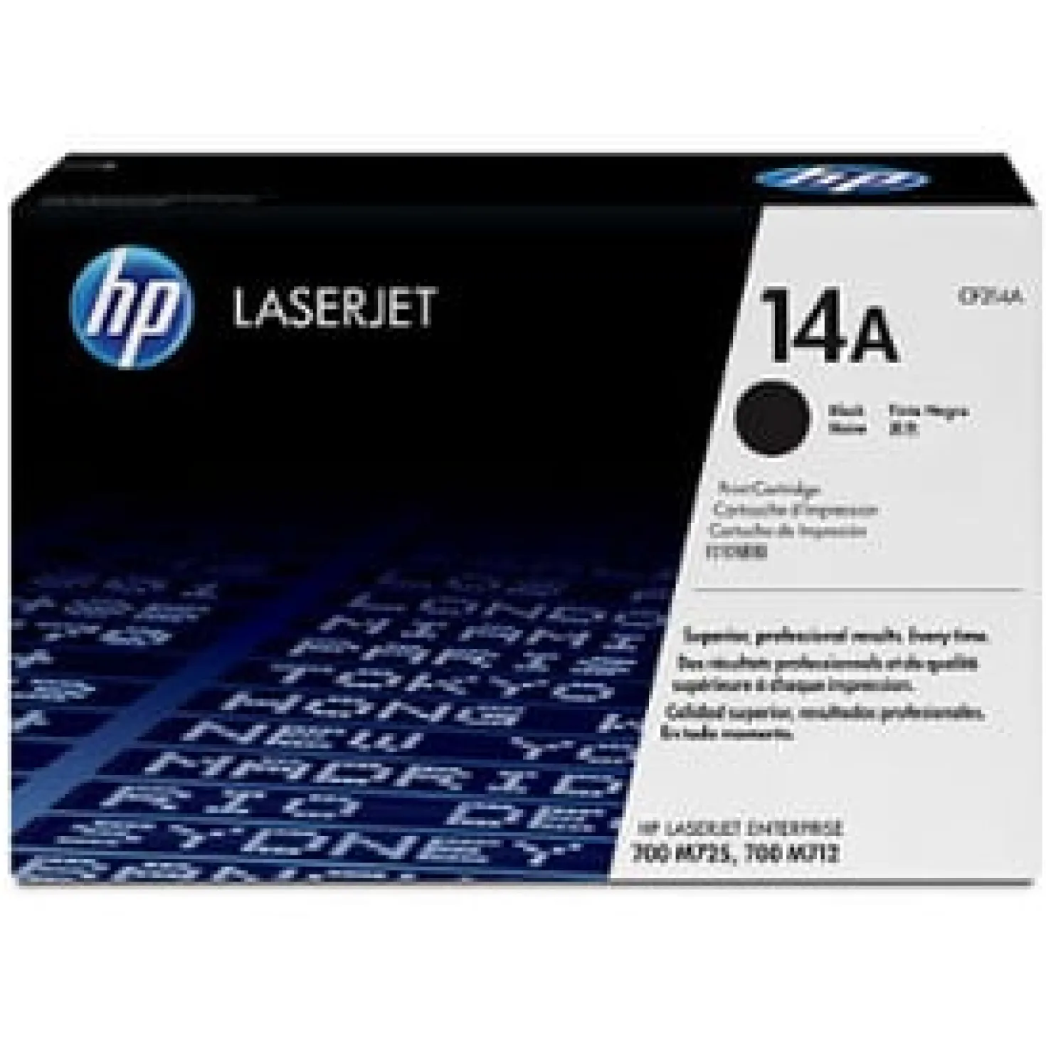 Lasertoner HP 14A Svart