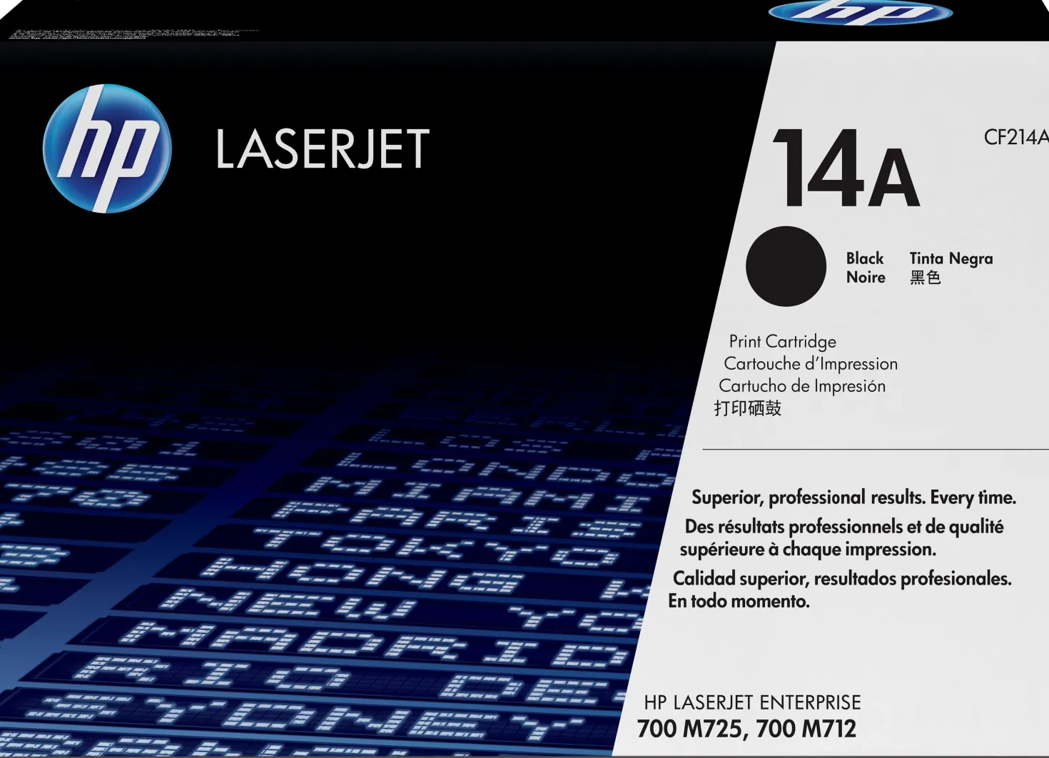 Lasertoner HP 14A Svart