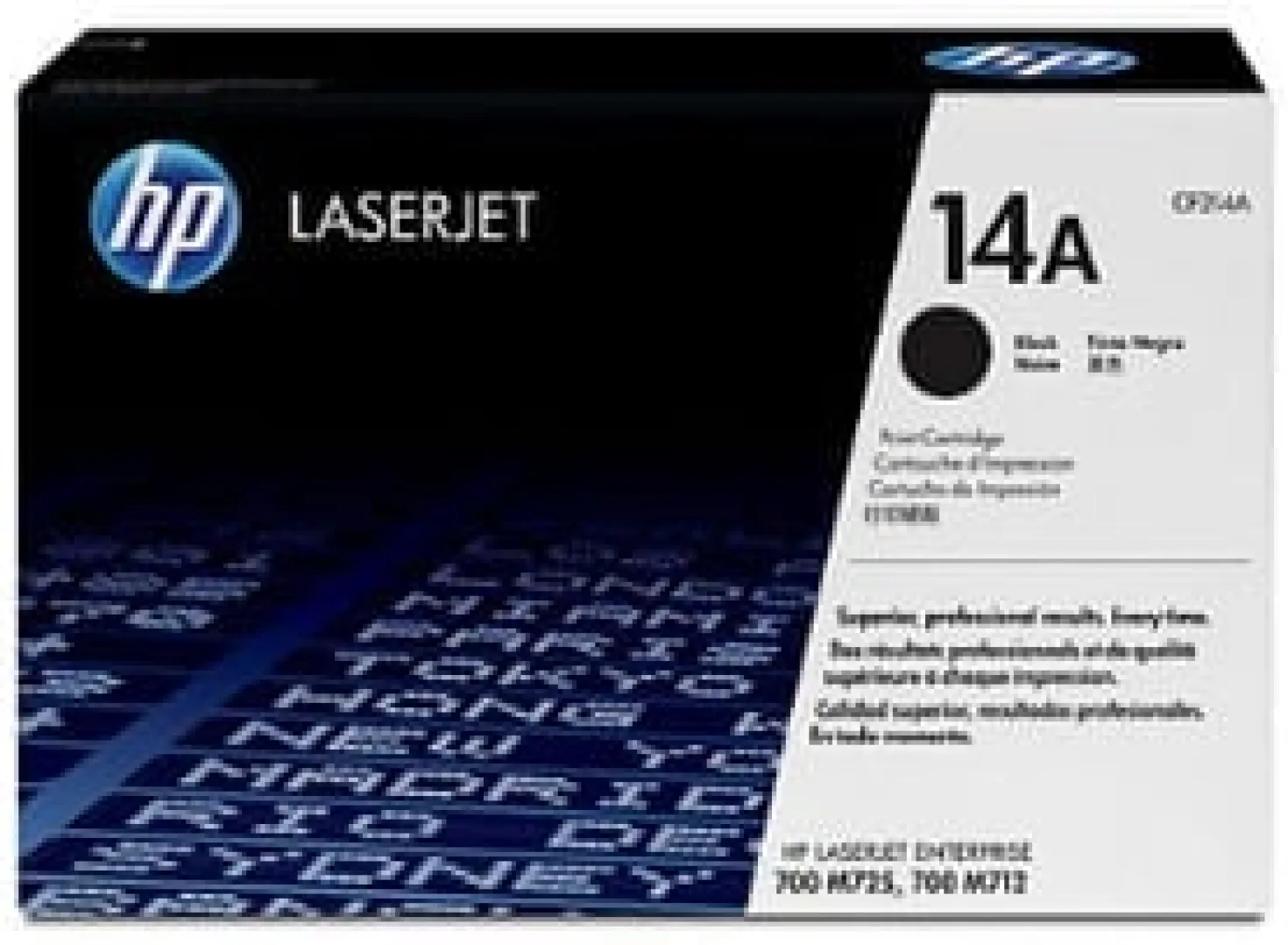Lasertoner HP 14A Svart