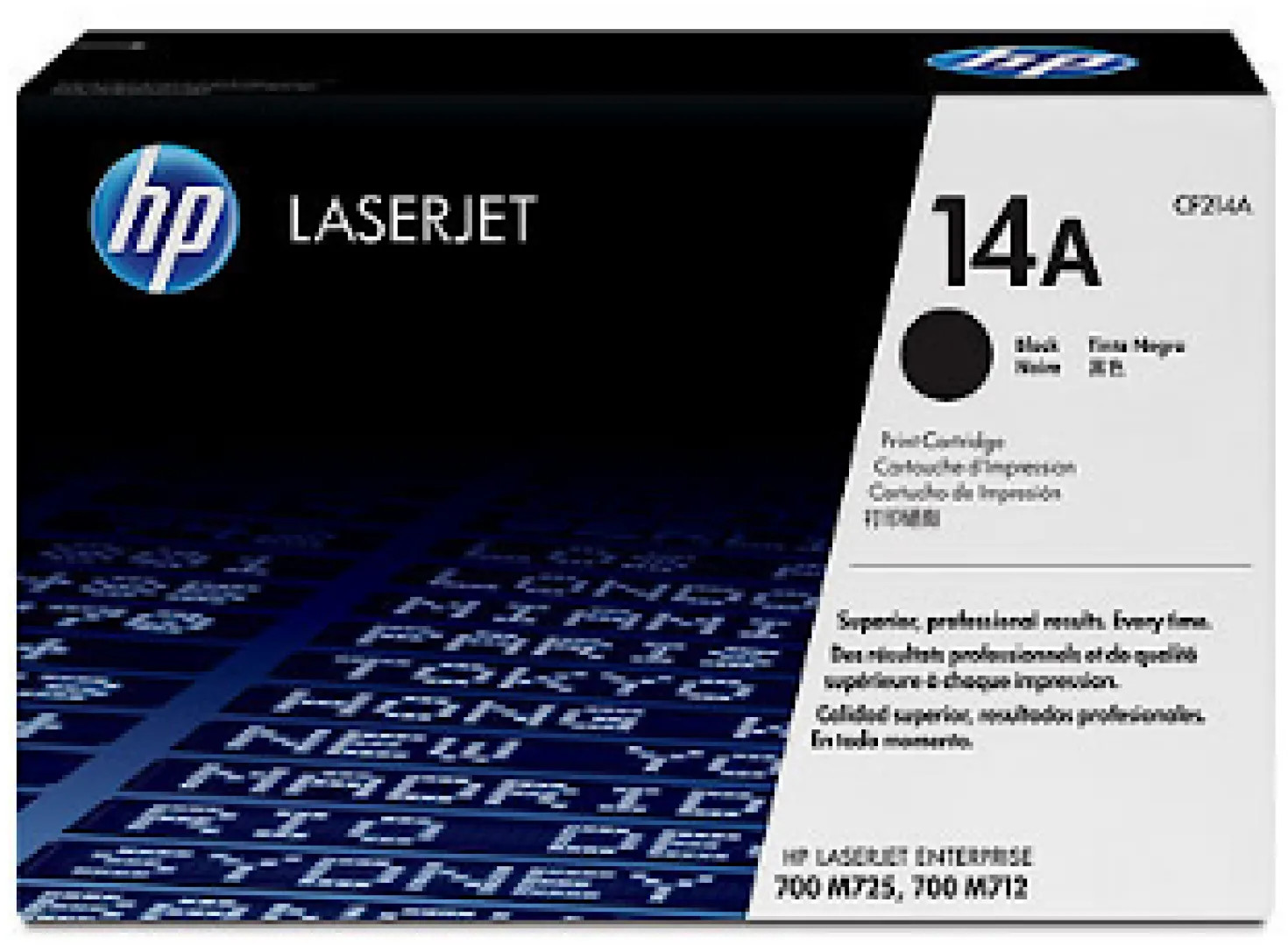 Lasertoner HP 14A Svart