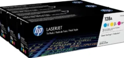 Lasertoner Hp 128A Tri-pack Cyan, Yellow, magenta
