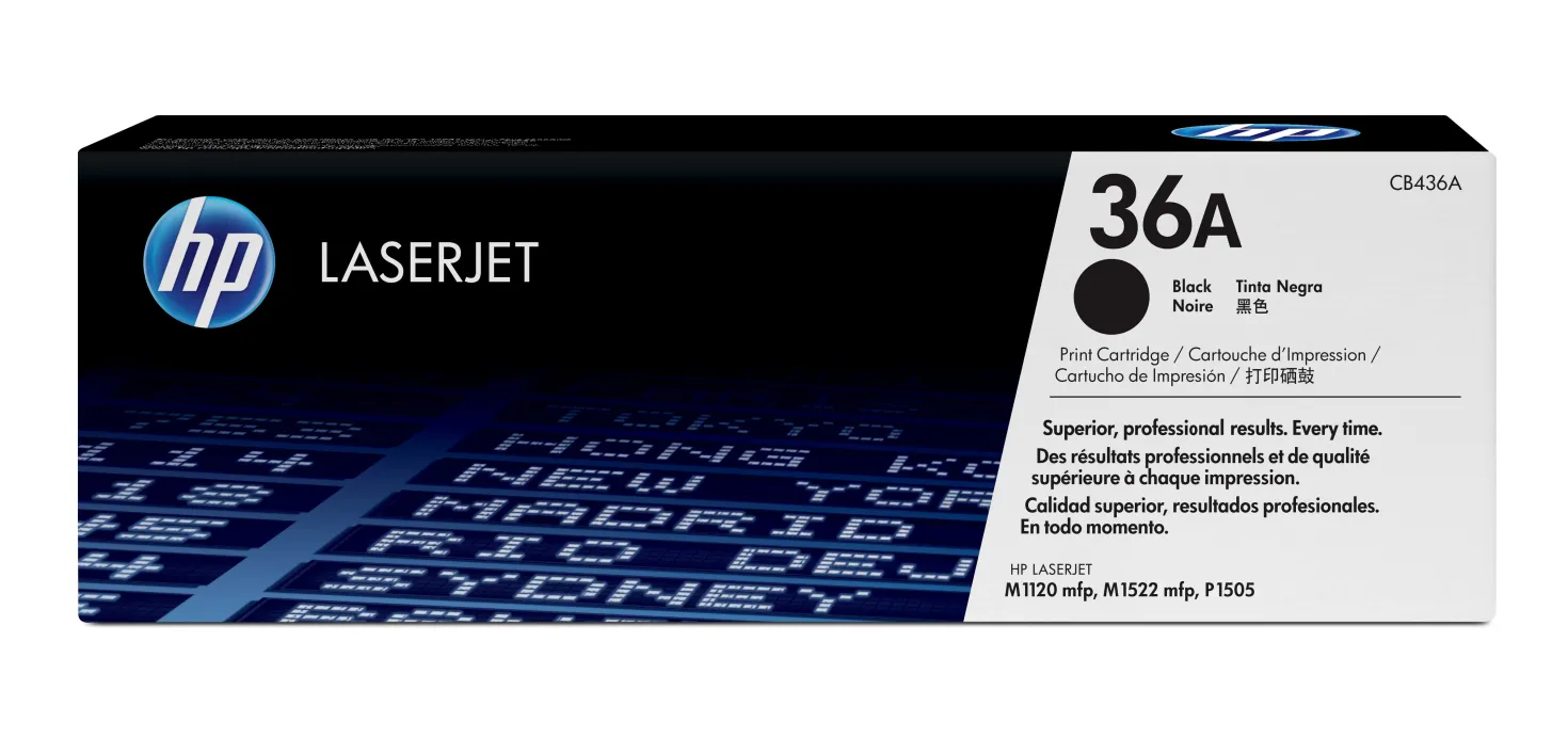 Lasertoner HP CB436A 36A Svart