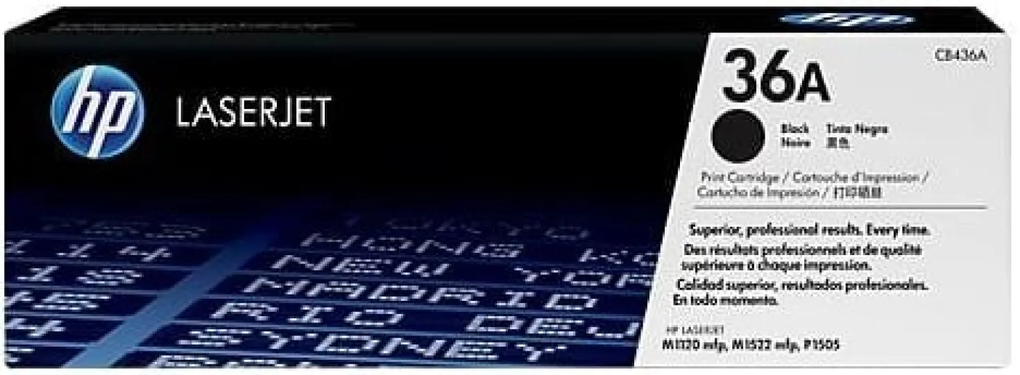 Lasertoner HP CB436A 36A Svart