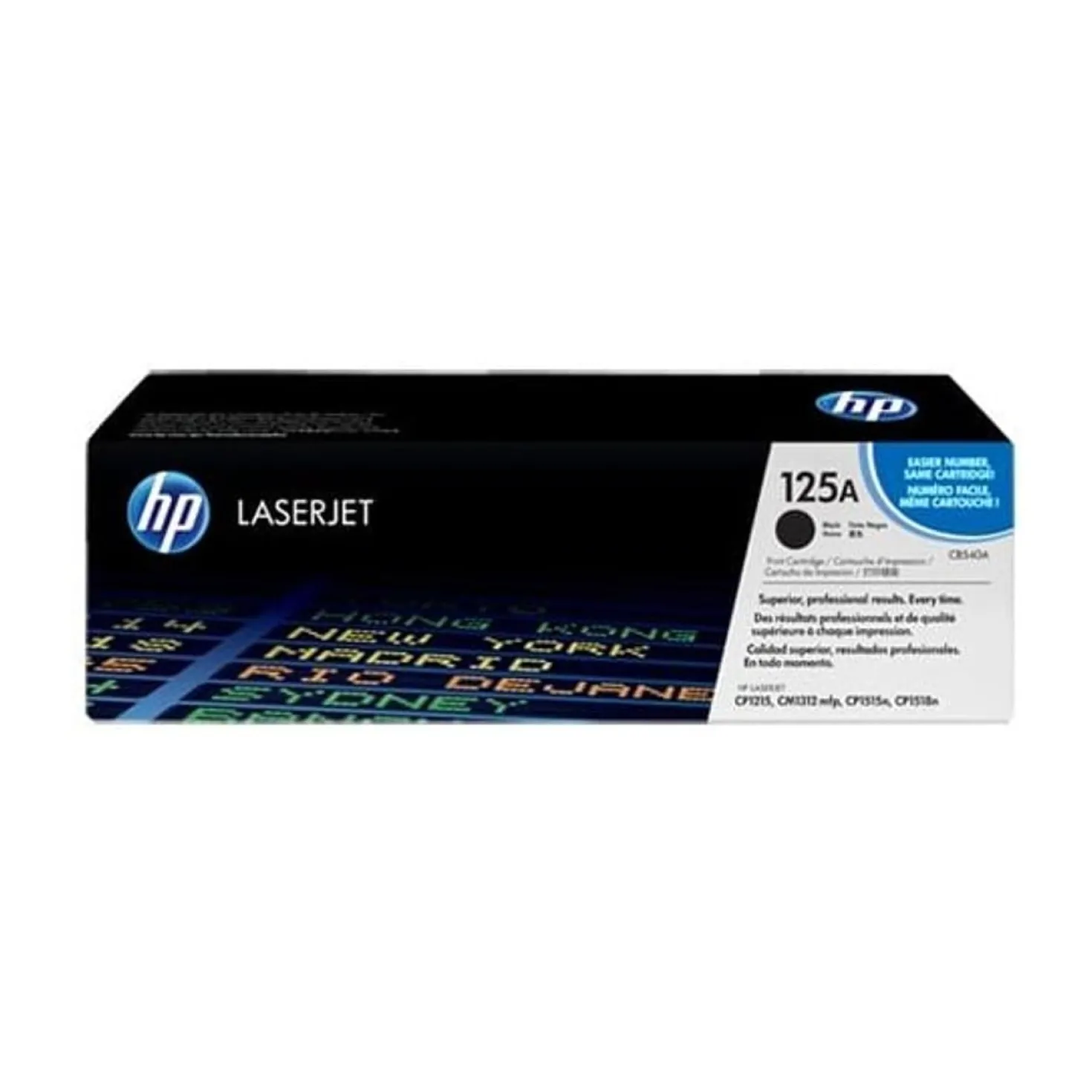 Lasertoner HP CB540A 125A svart