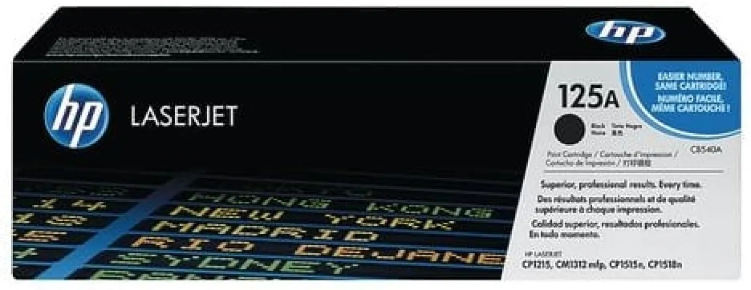 Lasertoner HP CB540A 125A svart