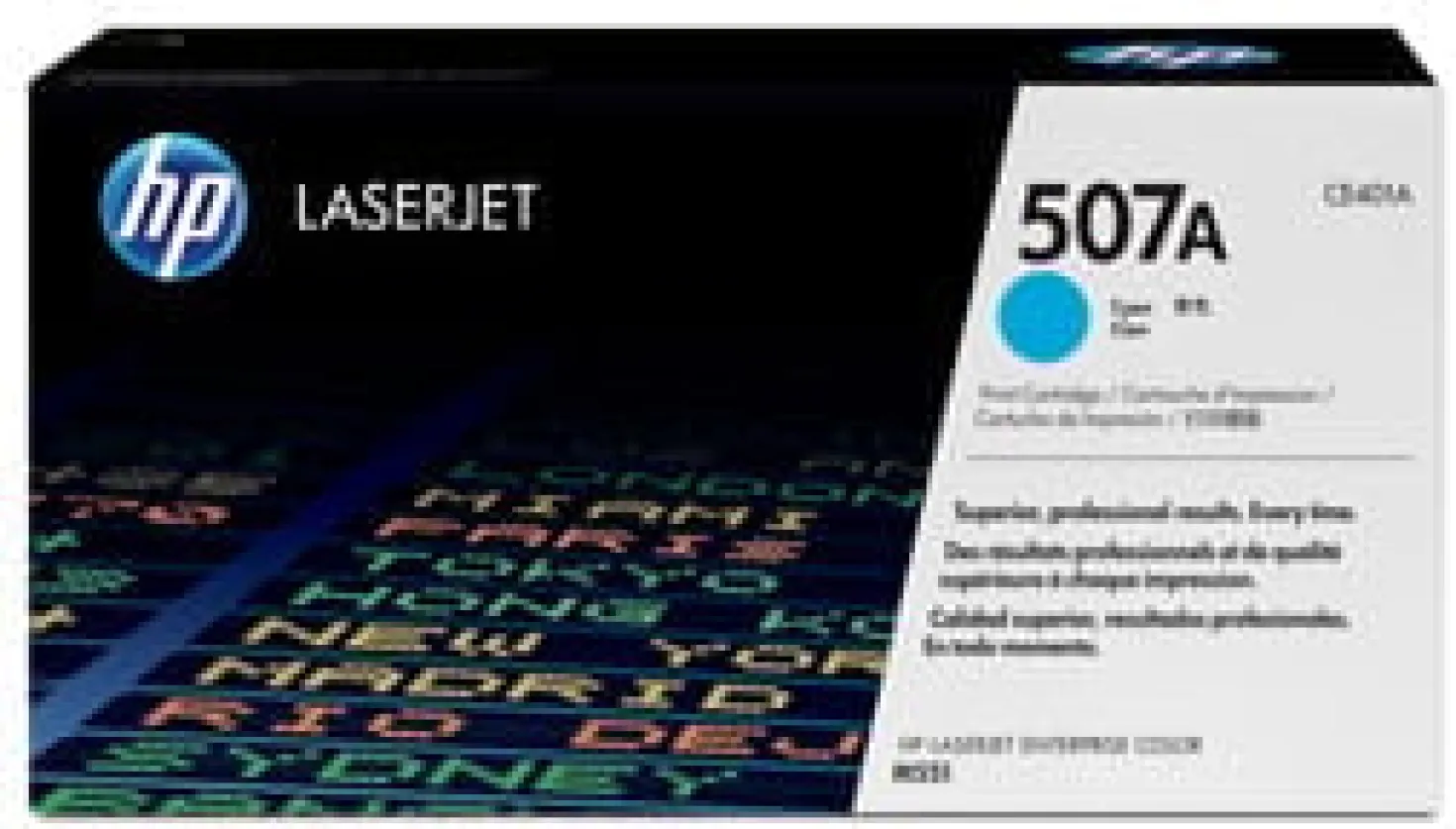 Lasertoner HP CE401A/507A cyan