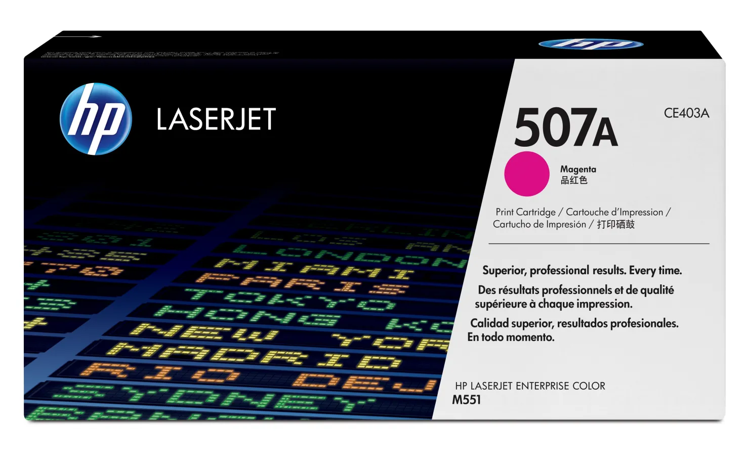 Lasertoner HP CE403A/507A magenta