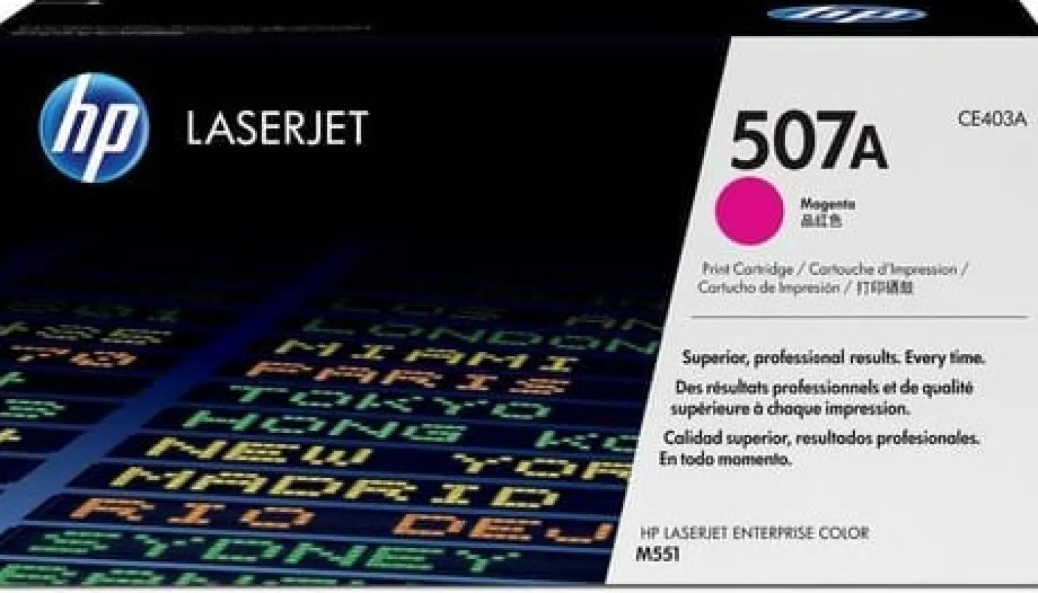 Lasertoner HP CE403A/507A magenta