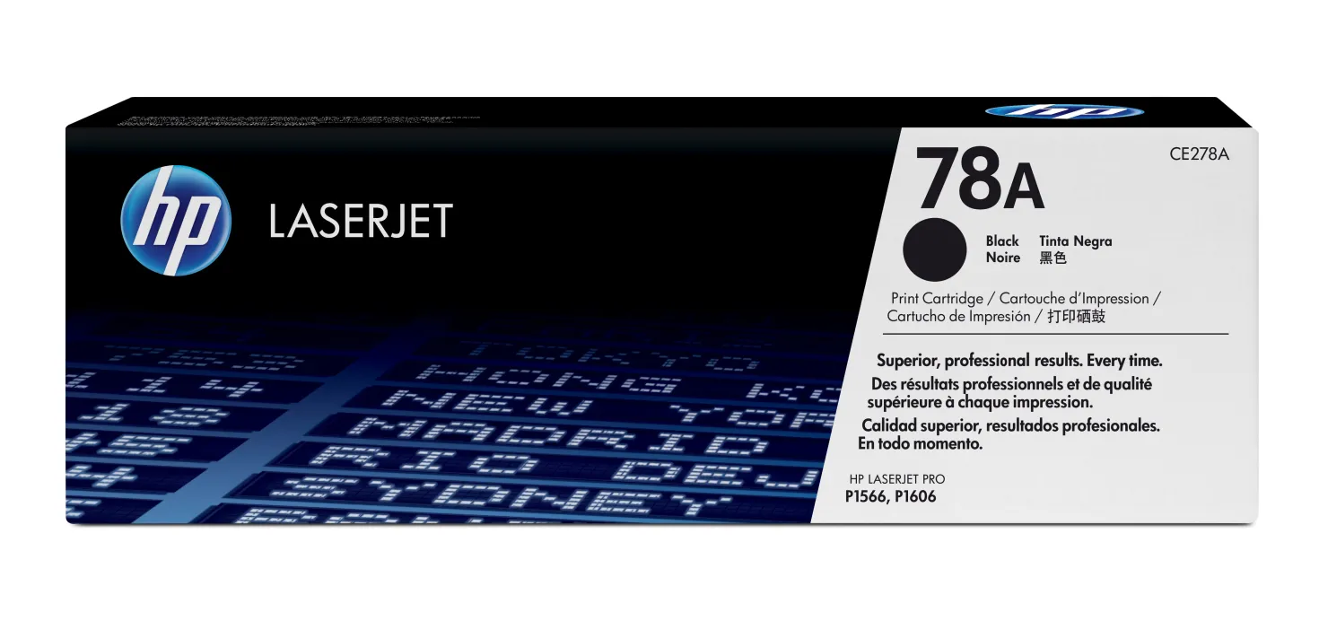 Lasertoner HP CE278A 78A Svart