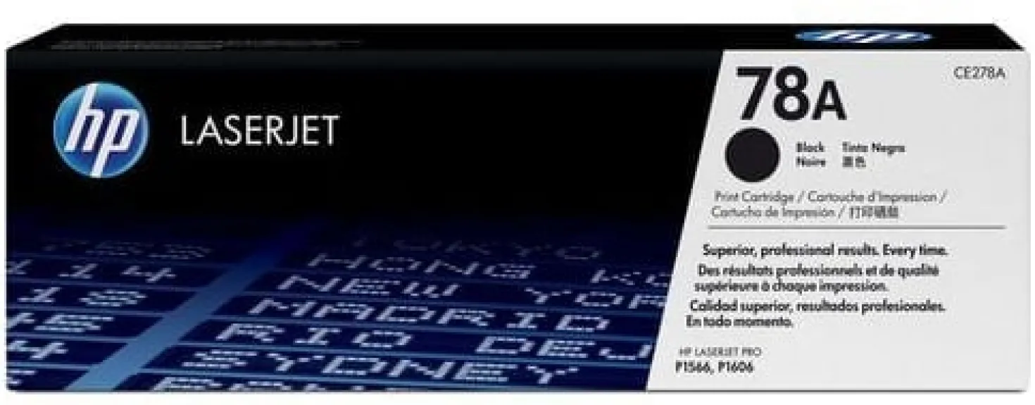 Lasertoner HP CE278A 78A Svart