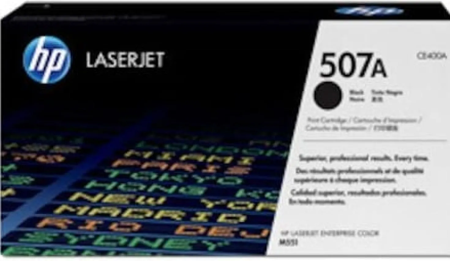 Lasertoner HP CE400A/507A svart