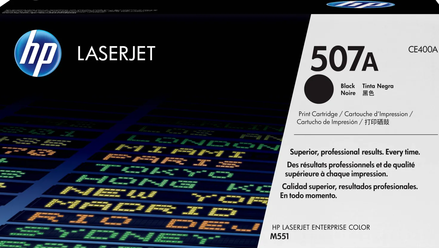 Lasertoner HP CE400A/507A svart