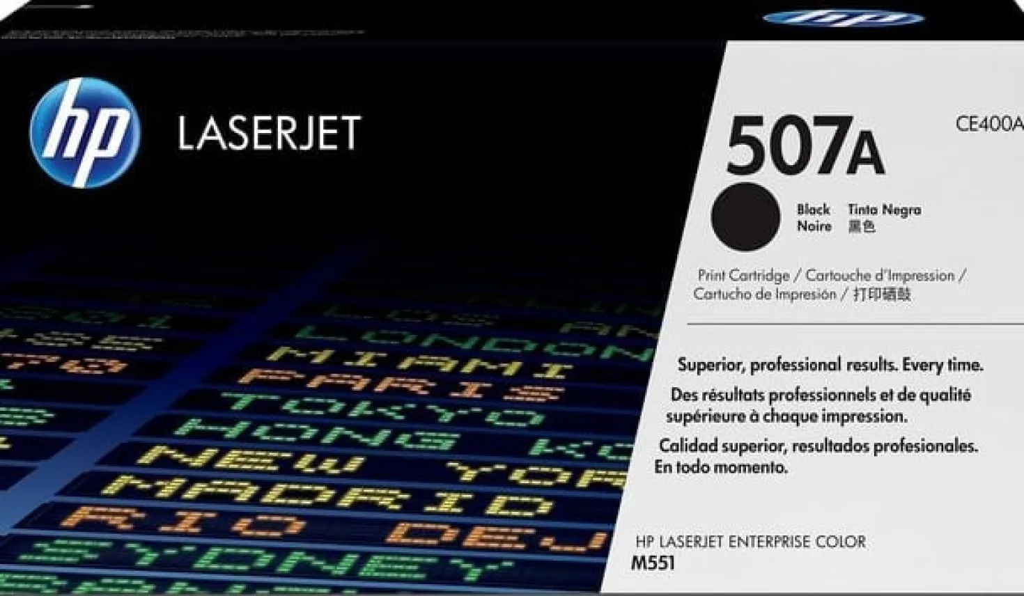 Lasertoner HP CE400A/507A svart