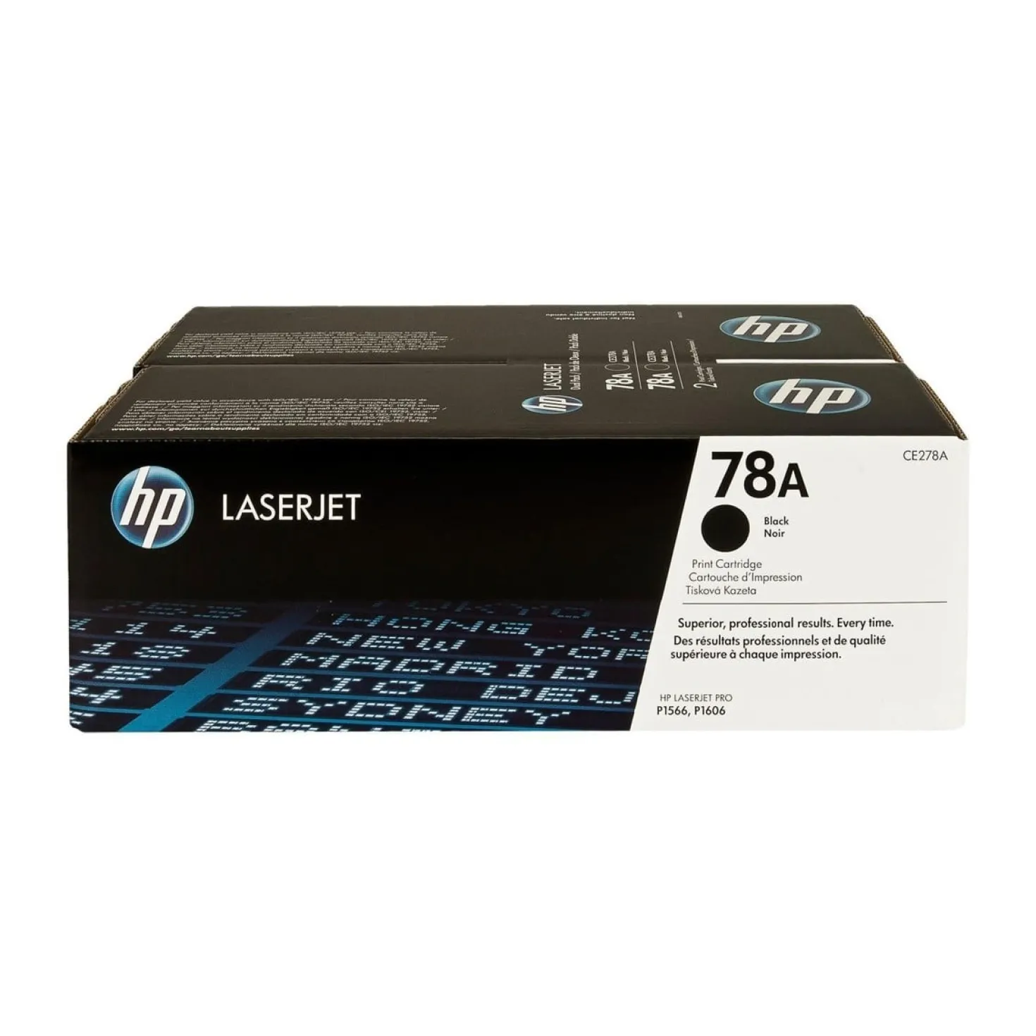 Lasertoner HP CE278AD 78A Svart Twinpack