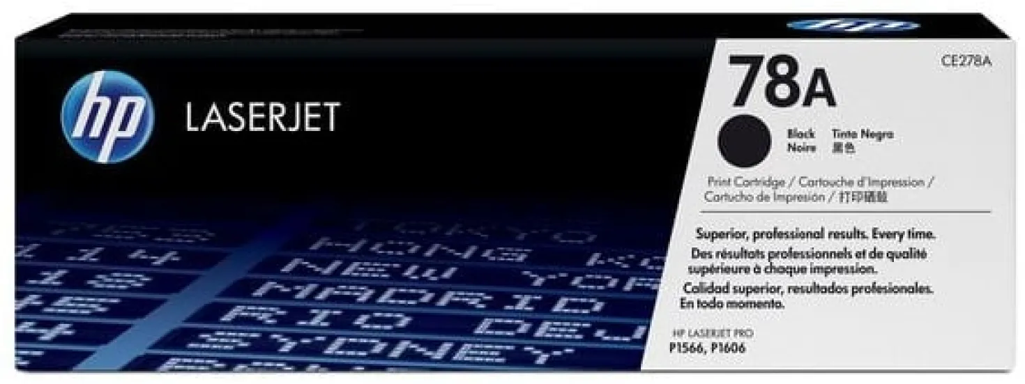 Lasertoner HP CE278AD 78A Svart Twinpack