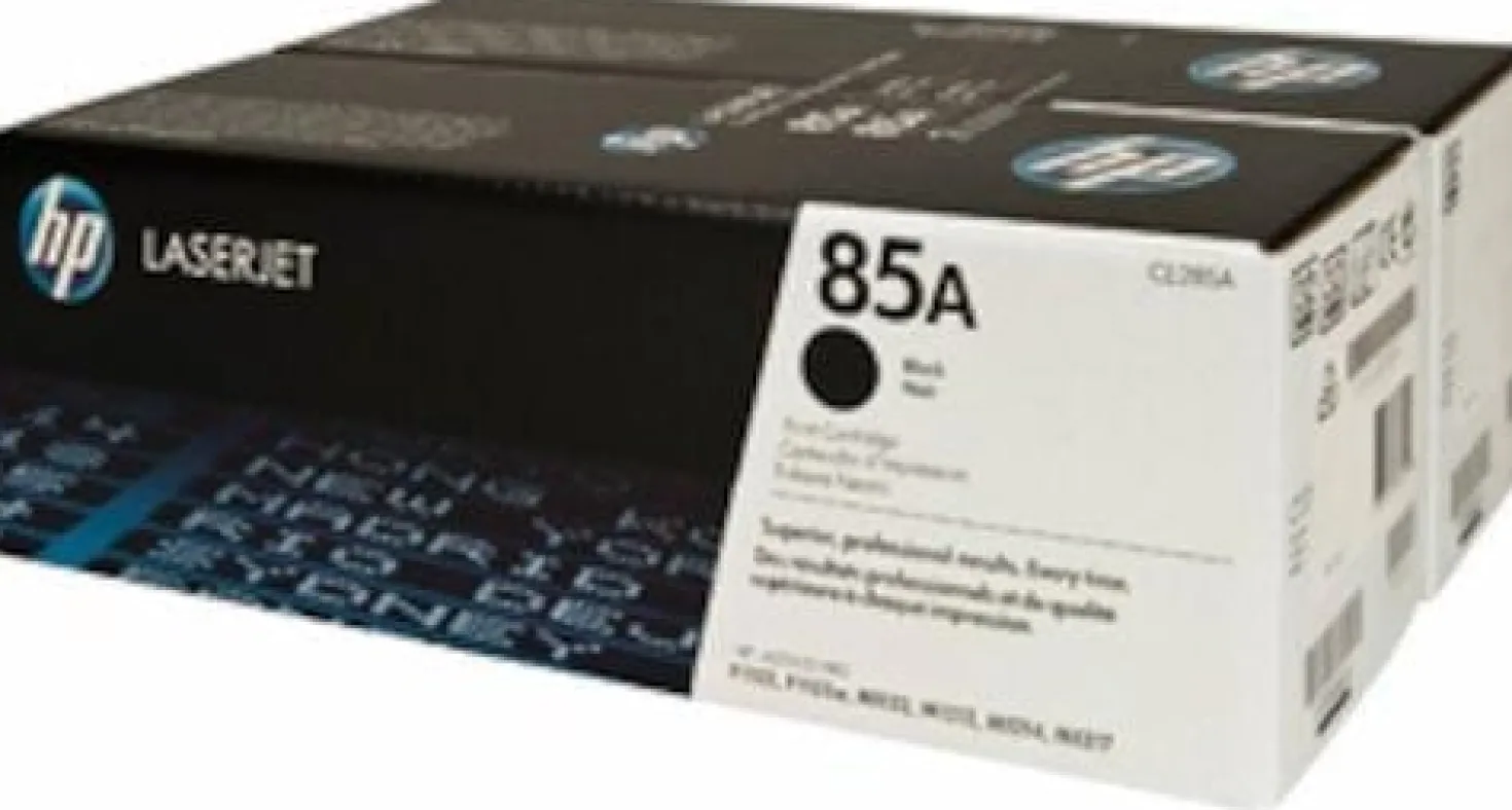 Lasertoner HP CE285AD 85A Svart twinpack