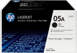 Lasertoner HP CE505D 05A Svart 2-pack