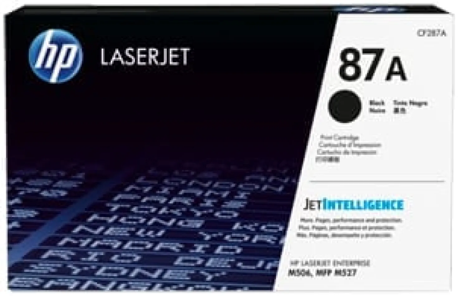 Lasertoner HP CF287A 87A 9K svart