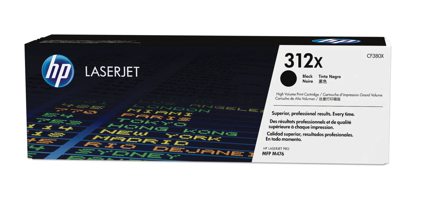 Lasertoner HP CF380X/312X svart
