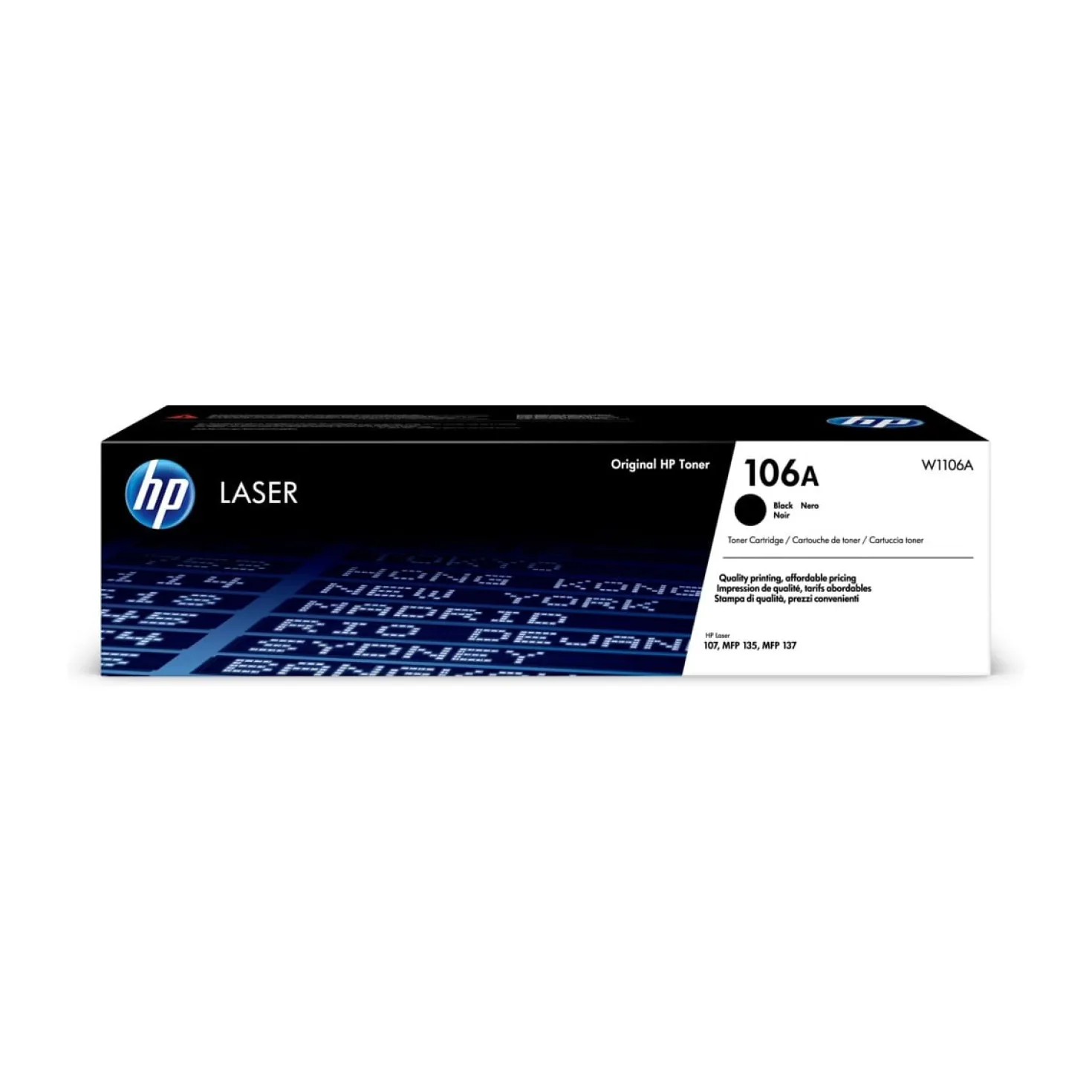 Lasertoner HP LJ106A svart
