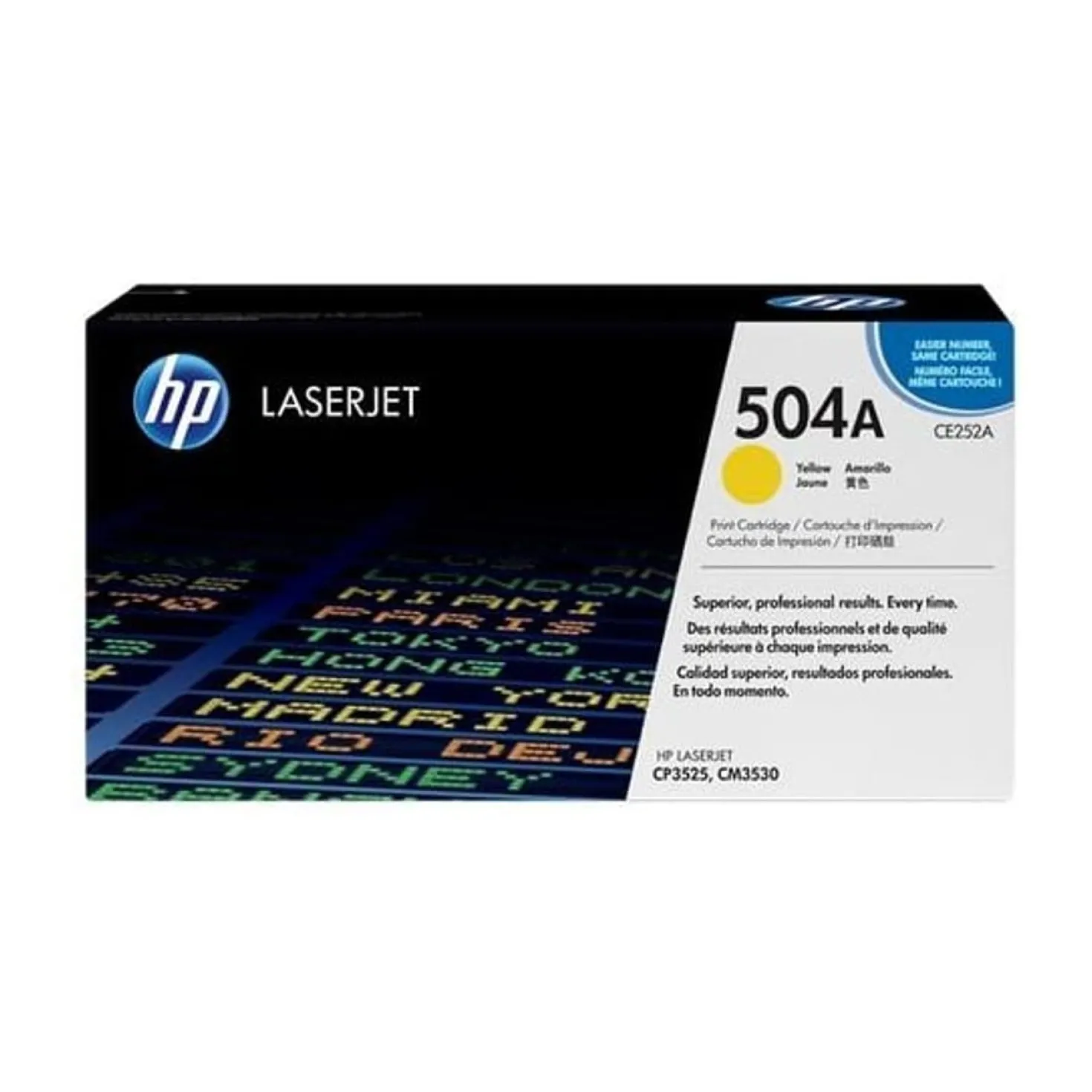 Lasertoner HP no 504A CE252A gul