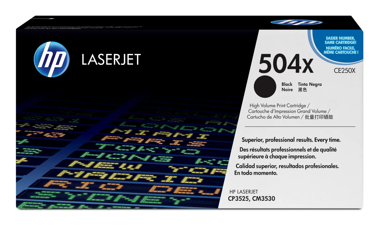 Lasertoner HP no 504X CE250X svart