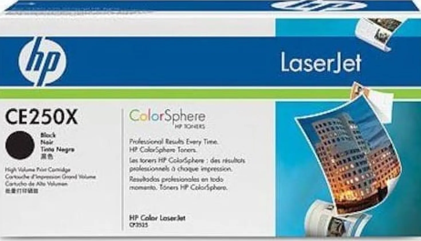 Lasertoner HP no 504X CE250X svart