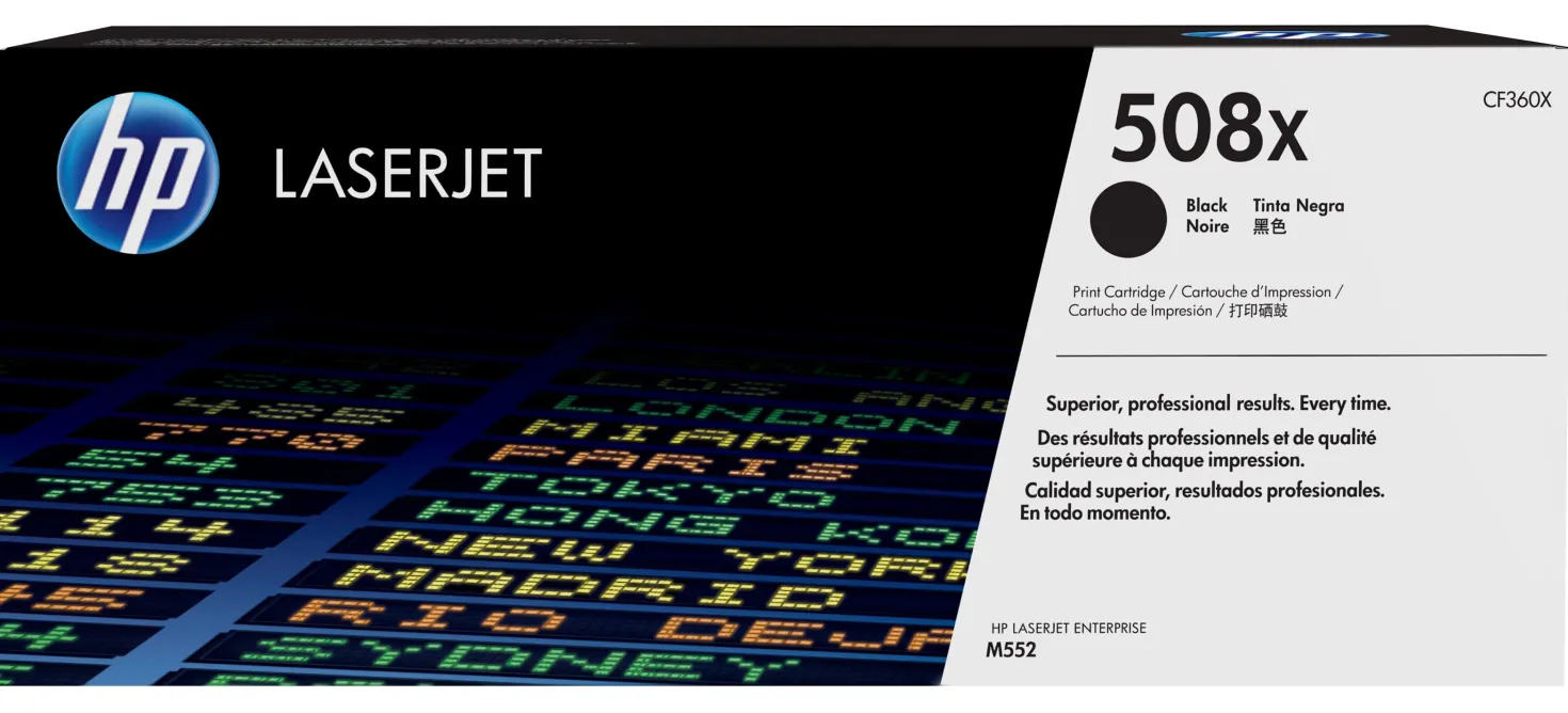 Lasertoner HP 508X CF360X svart